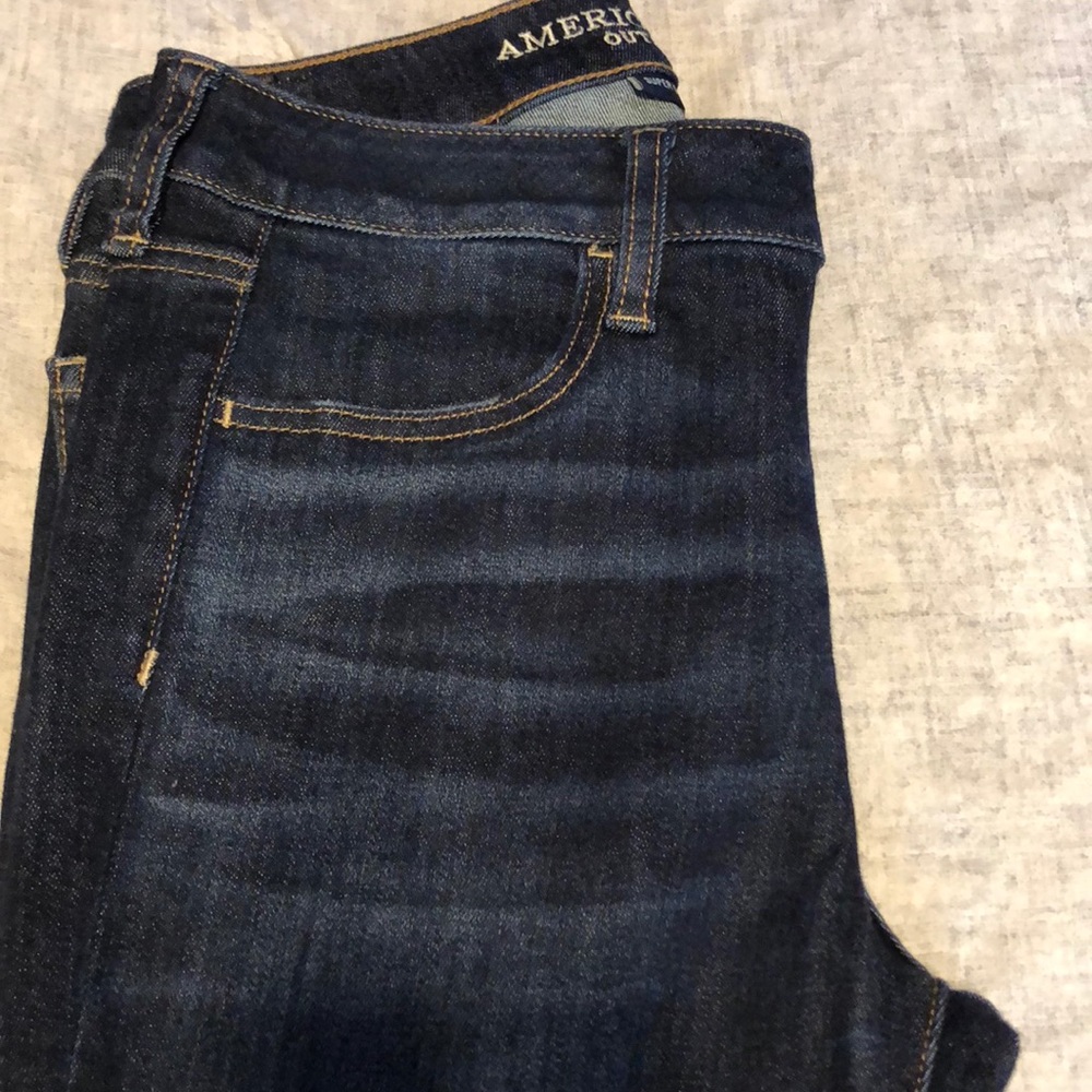 Solid no ripped jeans